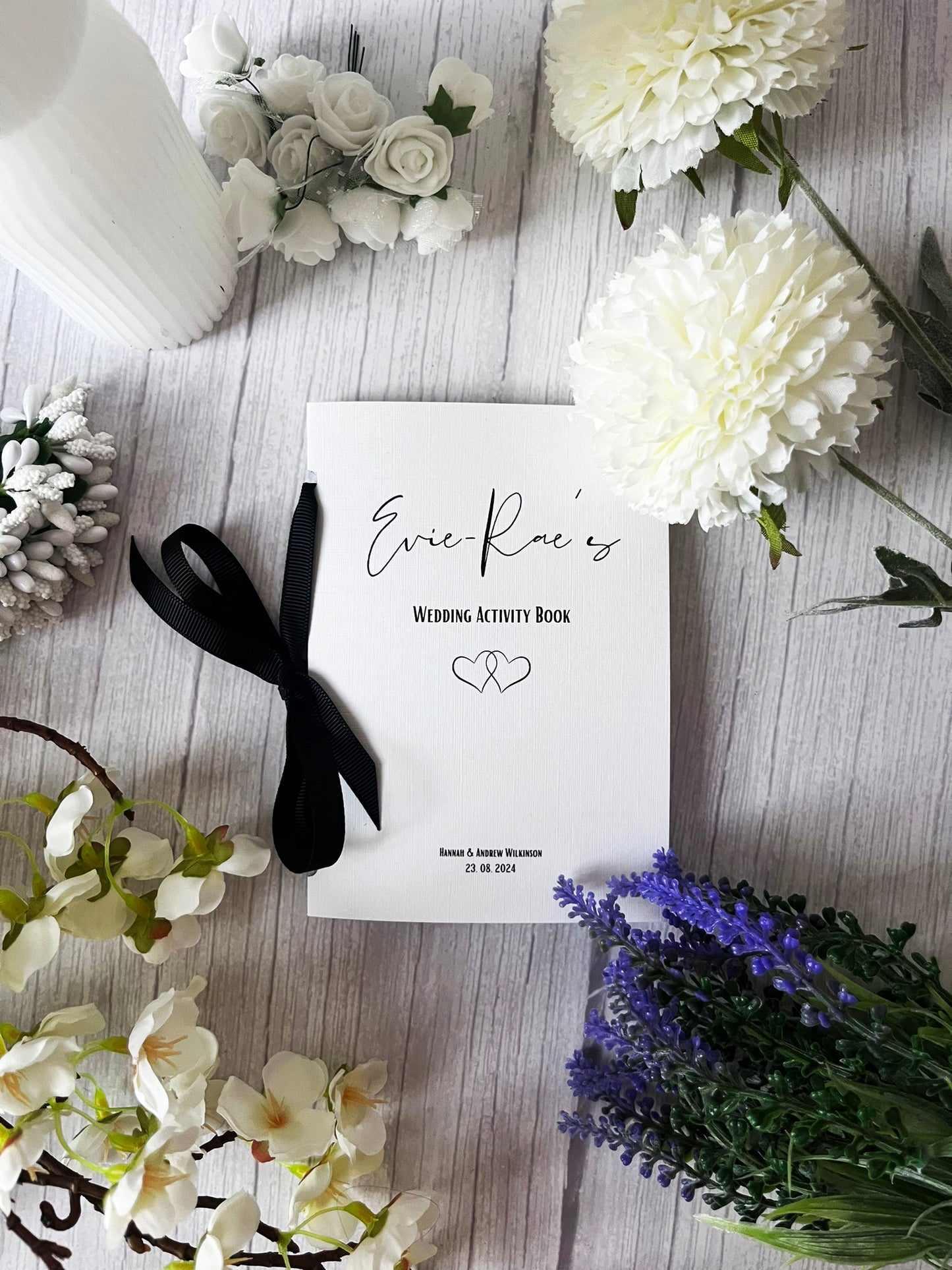 Personalised Children's Wedding Activity Book