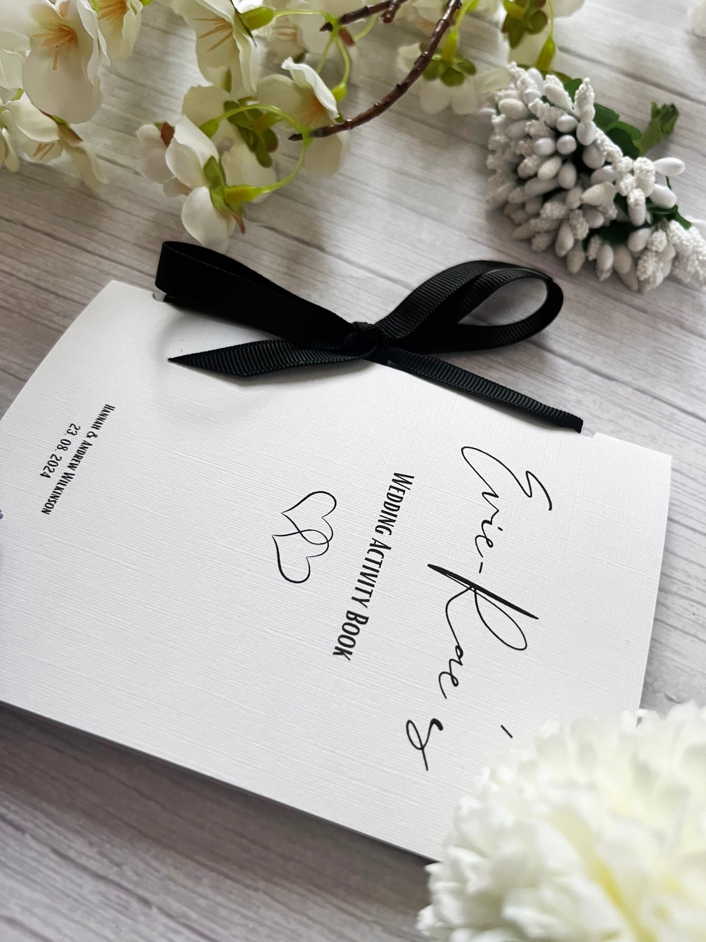 Personalised Children's Wedding Activity Book