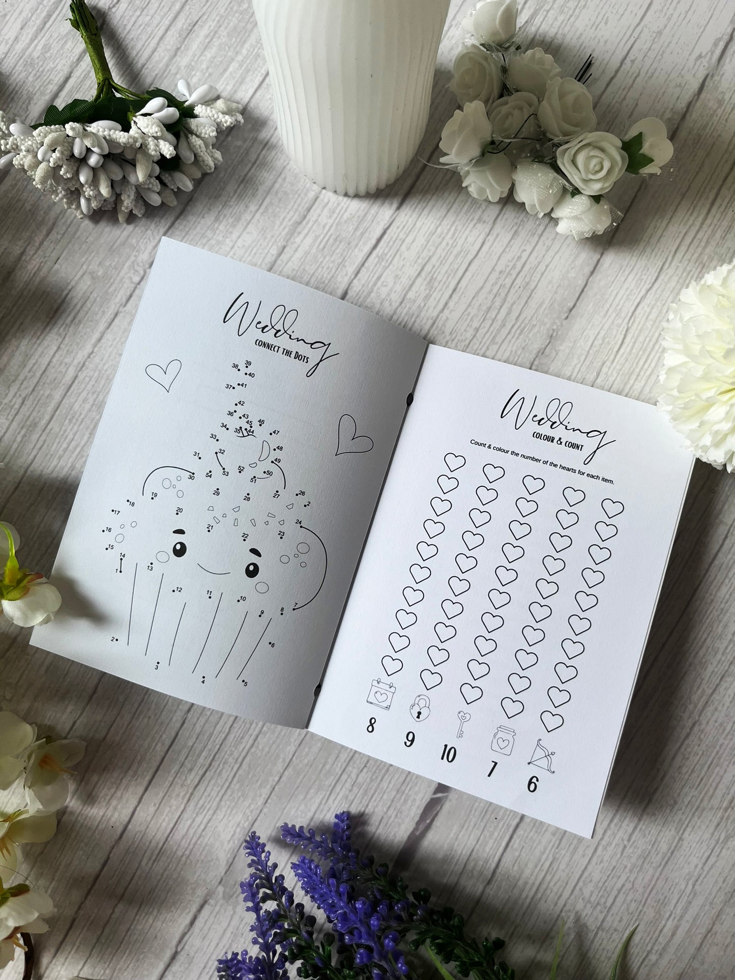 Personalised Children's Wedding Activity Book