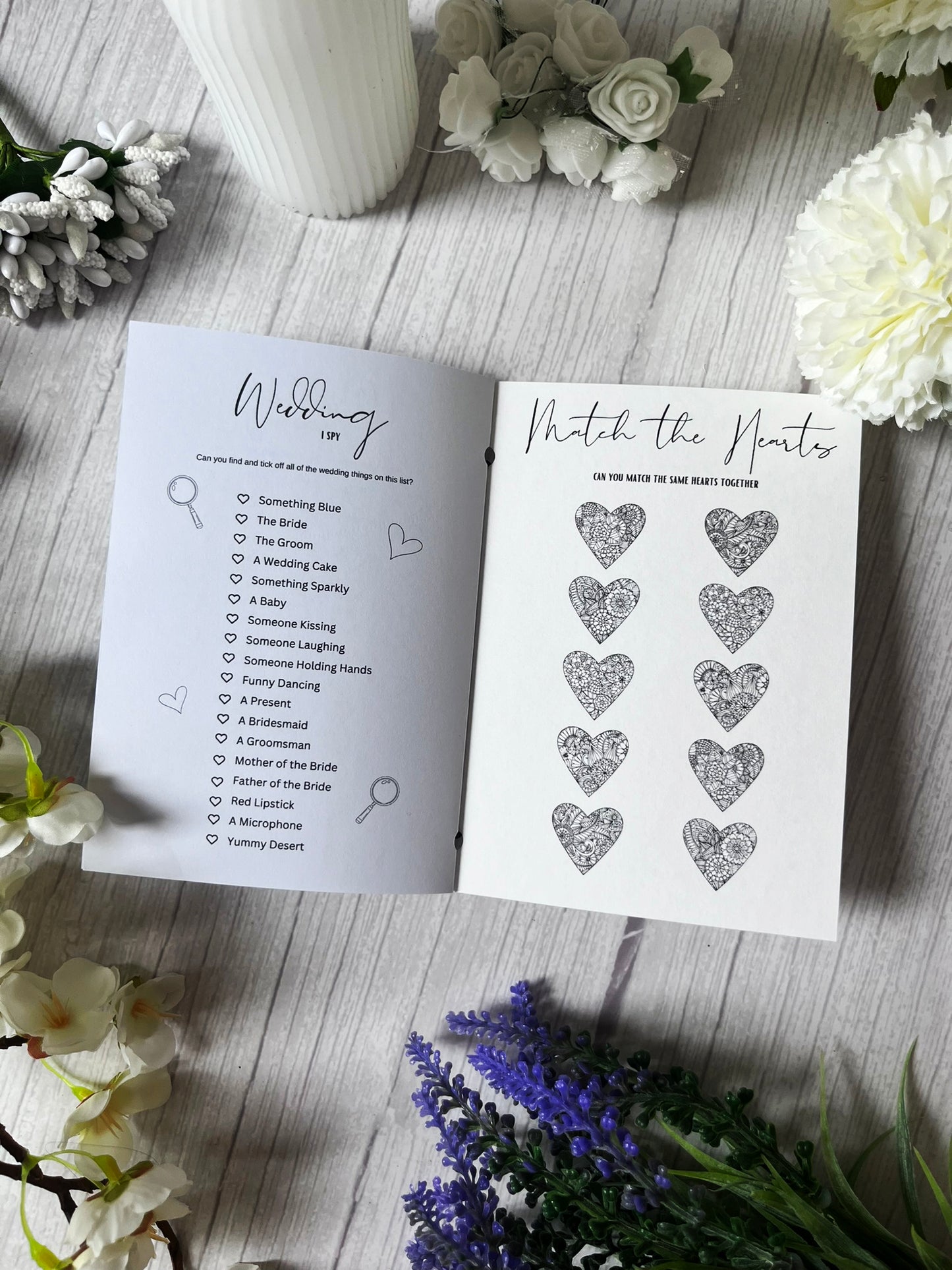 Personalised Children's Wedding Activity Book