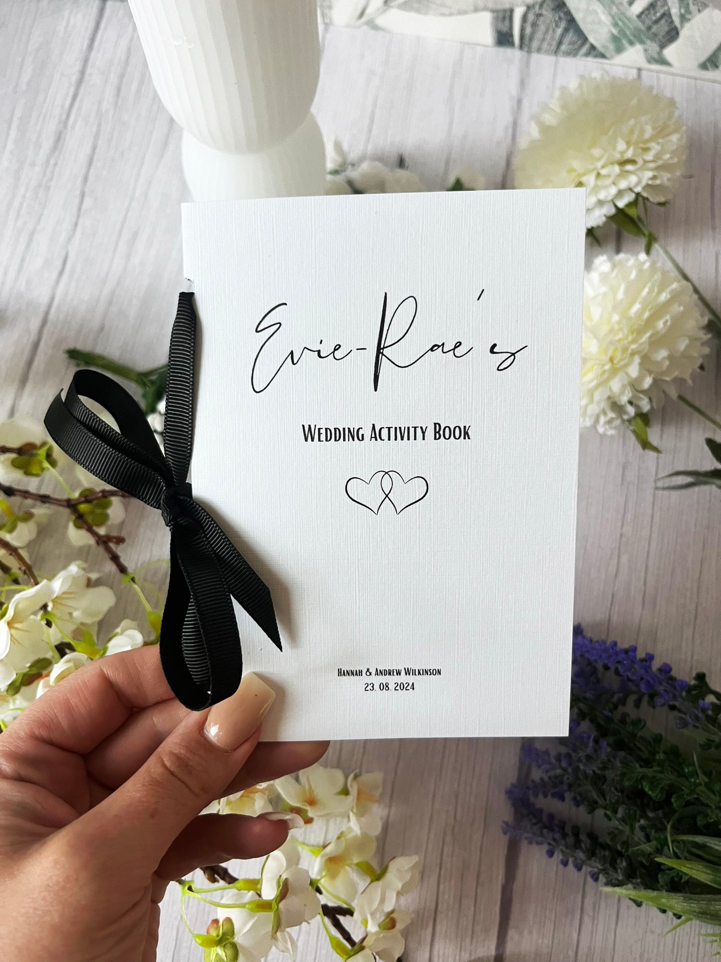 Personalised Children's Wedding Activity Book